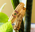 gold platted bangles in temple jewellery collection 
