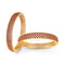 Amora Gold polish bangles from Amaira with red stones