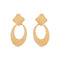 dangling earrings, Hanging earrings in gold