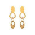 gold polish heritage earrings