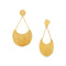 trendy gold platted light weight earrings