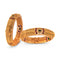 gold platted bangles in temple jewellery collection 