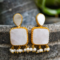 mother of pearl earrings from Amaira