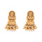 Gold plated imitation temple jewellery earrings