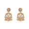 gold platted earrings from temple jewellery collection