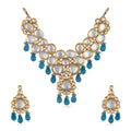 blue ruby pearl necklace set from Amaira