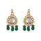 dark green ruby pearl necklace set from Amaira