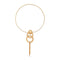 cool and trendy casual gold polished necklace