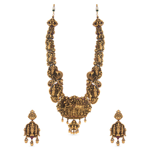 Ayodhya Long Necklace Set