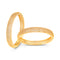 Amora Gold polish bangles from Amaira with white stones