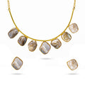pearl necklace set from mother of pearl collection